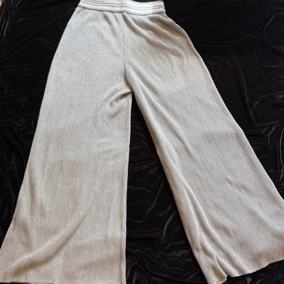 ett:twa by Anthropologie shimmer palazzo pants XS - Picture 6 of 12